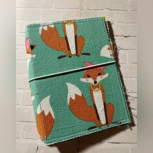 “Foxy” Fabric Travelers Notebook Cover